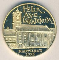Lebó Ferenc (1960-) 1995. "Nagyvárad - Szent László halálának 900. évfordulója" aranyozott...