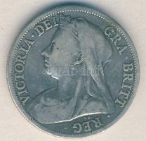 Nagy-Britannia 1895. 1/2C Ag "Viktória" T:3 Great Britain 1895. 1/2 Crown Ag "Victoria" C: