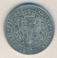 Nagy-Britannia 1895. 1/2C Ag "Viktória" T:3
Great Britain 1895. 1/2 Crown Ag "Victori...