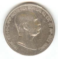 Ausztria 1908. 5K Ag "Jubileum" T:3
Austria 1908. 5 Corona Ag "Jublilee" C:F