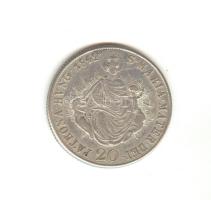 Ausztria/magyar verdejel 1842B 20Kr Ag I.Ferdinánd T:3