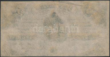 1852. 5Ft "D" "Kossuth bankó" keltezés nélkül T:I-(felül kis papírhiány)