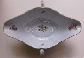 Kézzel festett Eton-mintás jelzett sorszámozott centenáriumi Herendi porcelán szószos tál /
Handpain...
