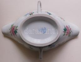 Kézzel festett Eton-mintás jelzett sorszámozott centenáriumi Herendi porcelán szószos tál /
Handpain...