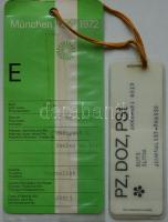 Sajtóbelépő az 1972-es müncheni olimpiai játékokra /
Press ID for the 1972 Munich Olympic Games