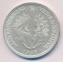 1938. 2P Ag "Madonna" T:2 apró ph