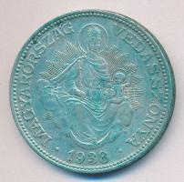 1938. 2P Ag "Madonna" T:2-