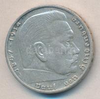 Német 3. Birodalom 1937A 2M Ag "Hindenburg" T:2-
German Third Reich 1937A 2 Marks Ag &quot...