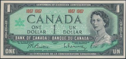 Kanada 1967. 1$ "Centennial" emlékkiadás T:I- Canada 1967. 1 Dollar "Centennial" commemorative issue C:AU