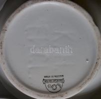 Nagyméretű mázas kerámia mosdókancsó wilhelmsburgi jelzéssel /
Bathroom jug from Austria 30cm