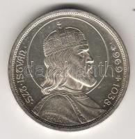 1938. "Szt. István" 5P ezüst T:1/2+