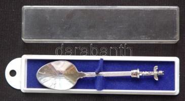 Ezüstözött Vancouver-Canada emlékkiskanál 11cm díszdobozban