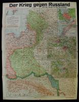 Paasche's Frontenkarte: Militärischer Monatsbericht in Kartenbildern. Stuttgart, 1915, Anstalt ...