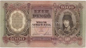 1943. 1000P T:II+ Csak egyszer hajtott!