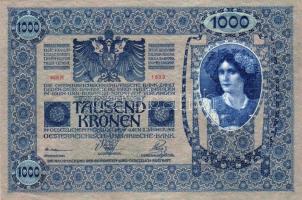 1902. 1000K piros "Magyarország" fny. T:I