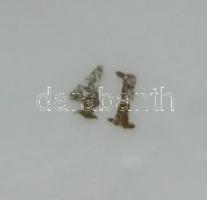 Jelzés nélküli porcelán bögre domború virág mintával 9cm