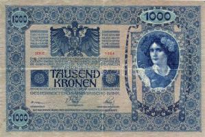 1902. 1000K piros "Magyarország" fny-sal T:II