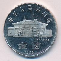 Kína 1993. Mao Ce Tung születésének 100. évfordulója Ag emlékérem (6,13g/26mm)dísztokban és kartonban T:PP China 1993. 100th Anniversary of the birth of Mao Ce Tung Ag medallion (6,13g/26mm) in original case and carton C:PP