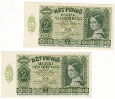 1940. 2P 2db, egymás utáni sorszámokkal! T:I