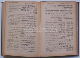 Mákzór Imádságos könyv az év minden ünnepnapjára. 4. kötet. Jóm Kippur ünnepre, Schlesinger József k...