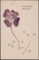 A quattre fevilles litho s: Raphael Kirchner (fl)