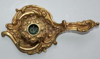 Régi díszes vas gyertyatartó füllel /
Iron candle holder 7x20cm