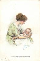 Lifes greatest blessing / Mother with baby, S.B. 494-14. s: Harrison (EB)