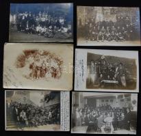 cca 1900-1930 Fotólapok Esperanto kongresszusok, találkozókról: összesen 15 db Ausztrália, Spanyolország, Olaszország... / cca 1900-1930 Photos of Esperanto congresses 15 photos from Italy, Spain, Australia...