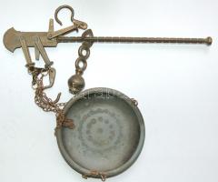 Régi egykaros mérleg jó állapotban /
Vintage one plate weighing scale 30cm