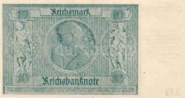 D.Reich/ Graz, Linz, Salzburg 1945. 10RM  "Eygruber-Geld" a II. Világháború utolsó napjaib...
