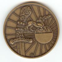 1993. "Magyarok népvándorlása és honfoglalása - Attila" Br emlékérem (42mm) T:1