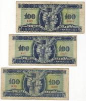 1946. 100Ft 3db T:III/III-