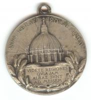 Vatikán 1925. XI. Piusz Pápa medál (21mm) T:2
Vatican 1925. Pope Pius XI medallion (21mm) C:XF