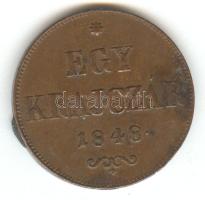 1848. 1kr T:3+