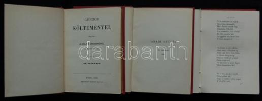 Czuczor Gergely költeményei. A költő arczképével és életrajzával. 1-3. köt. Pest, 1858. Heckenast. (...