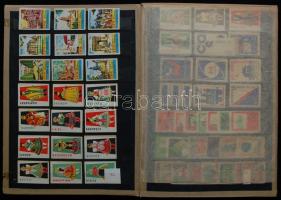 1.136db főleg magyar és pár külföldi gyufacímke berakóban