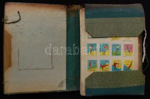 2.321db régi kínai gyufacímke rajzlapokon feldolgozva borítóval