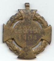 1908. "Katonai Jubileumi Kereszt" mellszalag nélkül T:3 /
1908. Diamond Jubilee Cross for ...