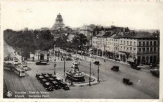 Brussels Namur gate, tram, automobile