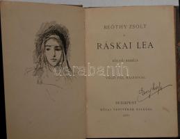 Beöthy Zsolt: Ráskai Lea. Költői beszély Vágó Pál rajzaival. Bp. 1887. Révai. 94p. Félvászon kötésben