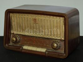 Philips Philetta típusú régi faburkolatú rádió szép állapotban / Vintage radio in good shape 27x17x14cm