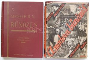 A modern bűnözés. Szerkesztette: Turcsányi Gyula. Az előszót írta: Dr. Váry Albert. 1-2 kötet. Bp., é.n. Rozsnyai Károly. 414p; 416p. Mindkét kötet számos képpel. Kiadói, aranyozott egészvászon kötésben. Egyik kötet eredeti papírborítóval!