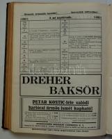 1929 Magyar Szállodás és Vendéglős Ballai Károly szerkesztésében. Komplett évfolyam. Kissé kopott fé...