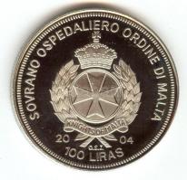 Máltai Lovagrend 2004. 100L "Dánia az EU-ban" T:PP
Sovereign Order of Malta 2004. 100 Lira...
