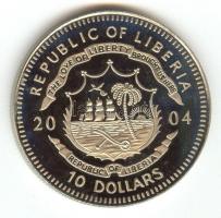 Libéria 2004. 10$ "Szabadság pillanatai-Jean d´Arc 1429." multicolor T:PP
Liberia 2004. 10...