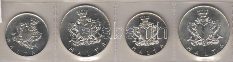 Málta 1972. 1Font + 2Font, 1974. 2Font + 4Font, ezüst T:1