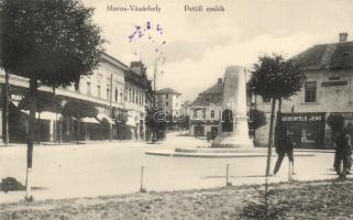 Marosvásárhely Petőfi memorial, Shop of Rosenfeld Jenő (small tear)