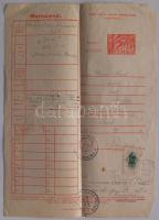 1914 5 db marhalevél