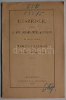 Beszédek, melyek a Kir. József-Műegyetemen az 1884/1885-ki tanév megnyitásakor MDCCCLXXXIV. évi szeptember hó XIV-én tartattak. Szily Kálmán, Kriesch János beszédei. Bp, 1884, Athenaeum, p46