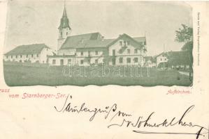 1899 Aufkirchen, Starnbergersee (cut)